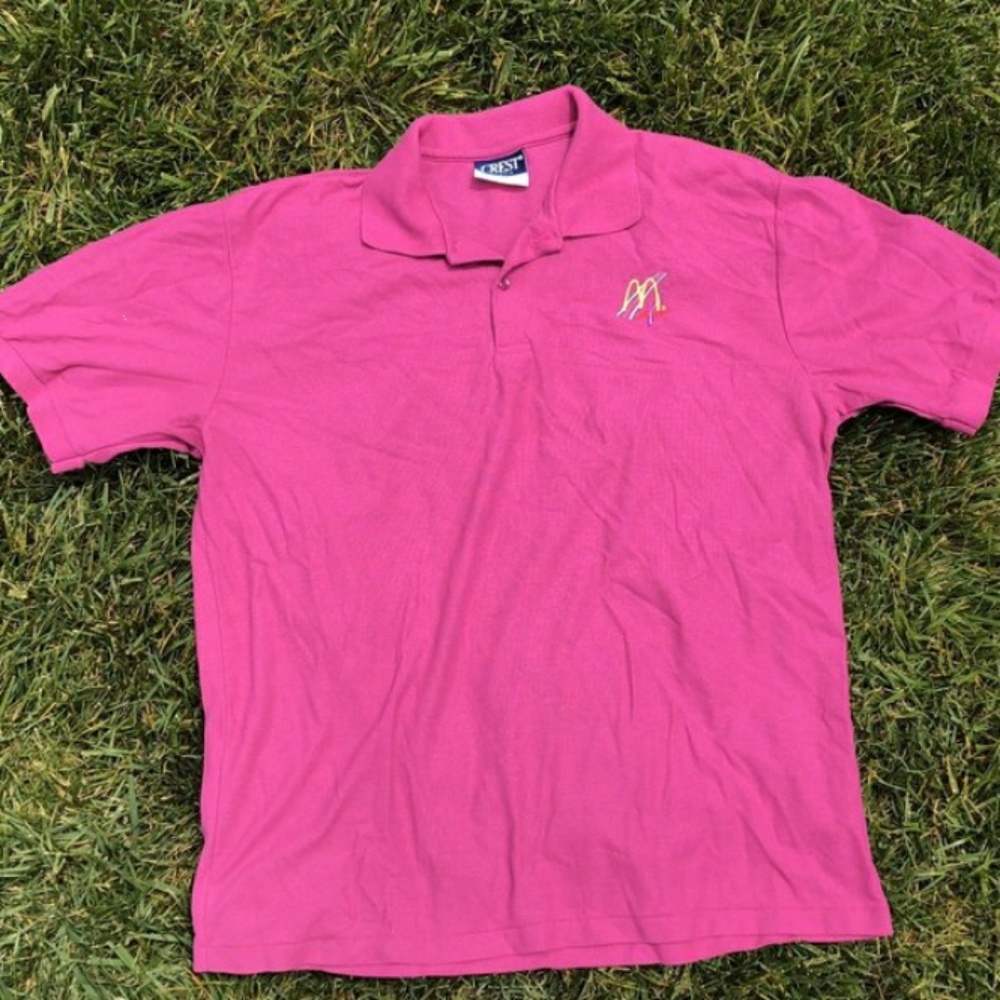 Vintage 90s McDonald's Polo